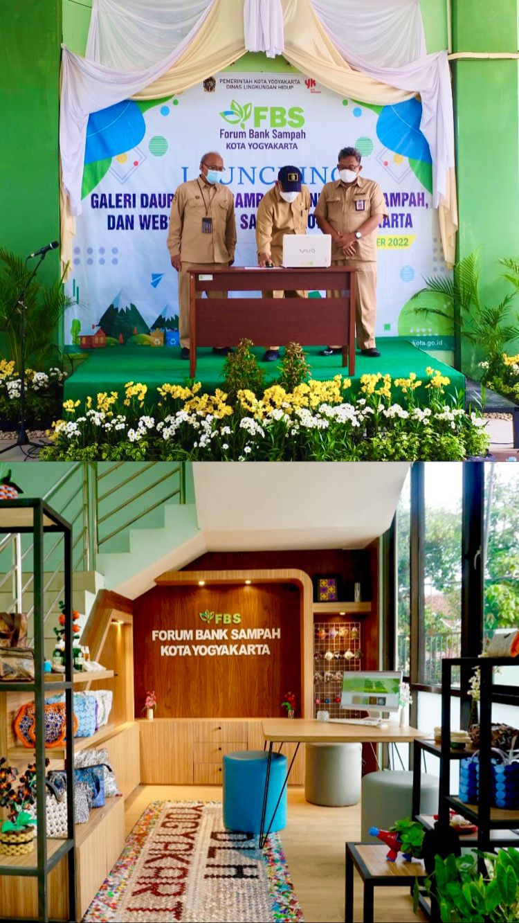 Launching Galeri Daur Ulang Sampah, Klinik Bank Sampah, dan Website Forum Bank Sampah Kota Yogyakarta